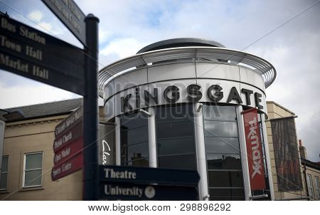 Huddersfield, West Yorkshire, Uk, October 2013, A View Of Kingsgate Shopping Centre