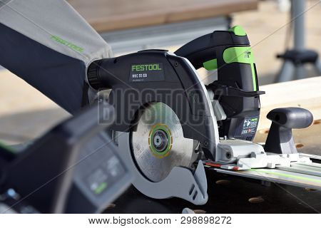 Vilnius, Lithuania - April 25: Festool Power Tools On April 25, 2019 In Vilnius Lithuania. Festool I