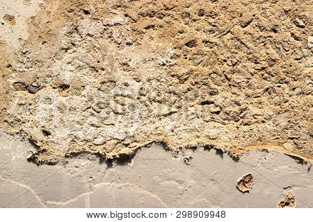 Shabby Concrete Wall. Test For Fashe Design. Background