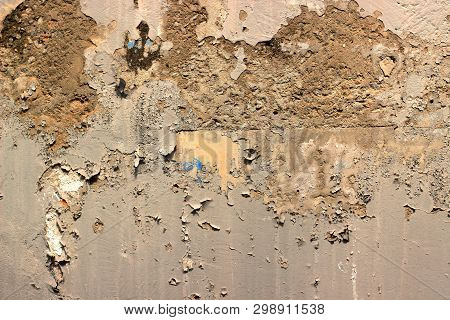Shabby Concrete Wall. Test For Fashe Design. Background