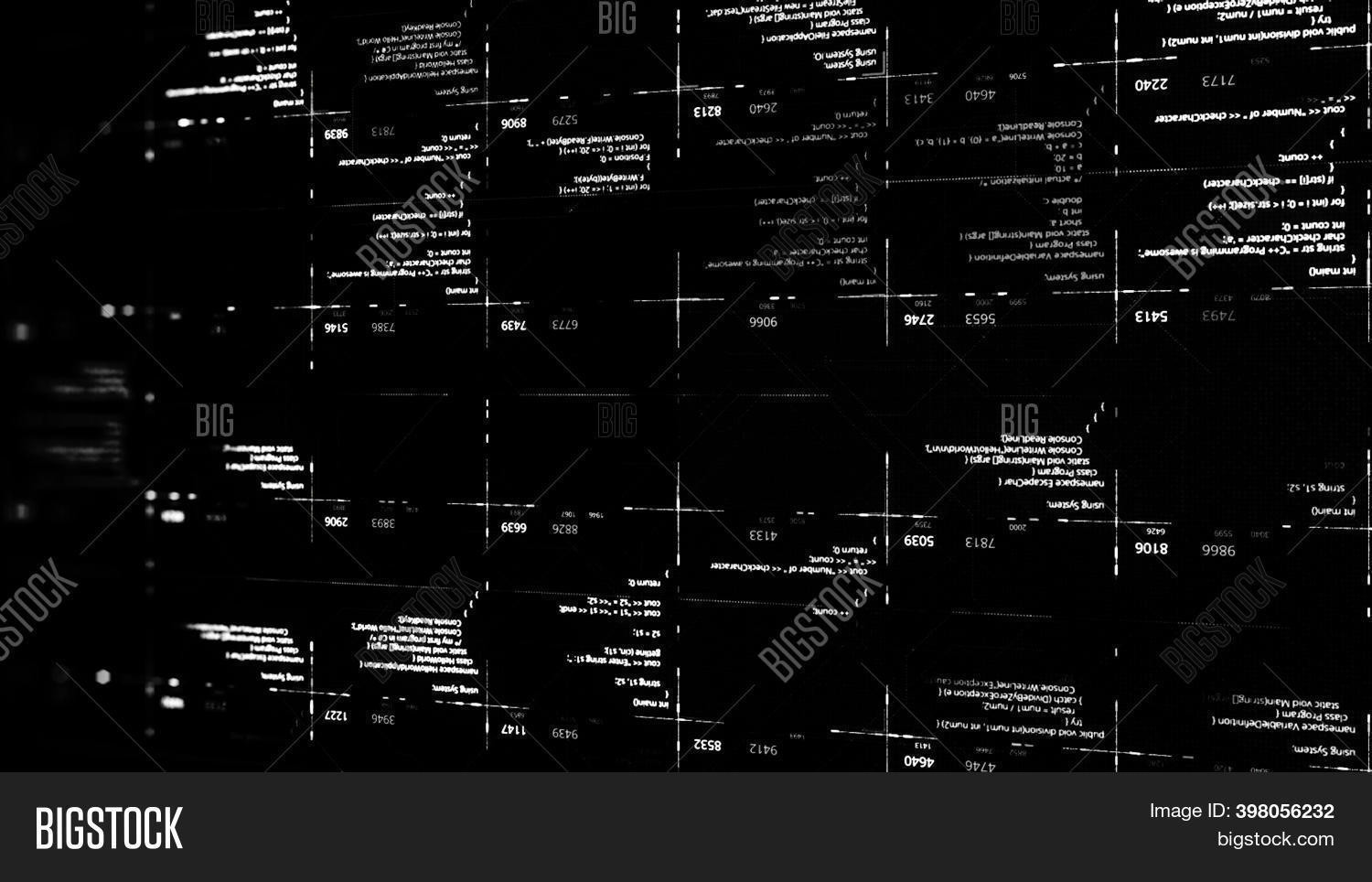 White Digital Codes Image & Photo (Free Trial) | Bigstock