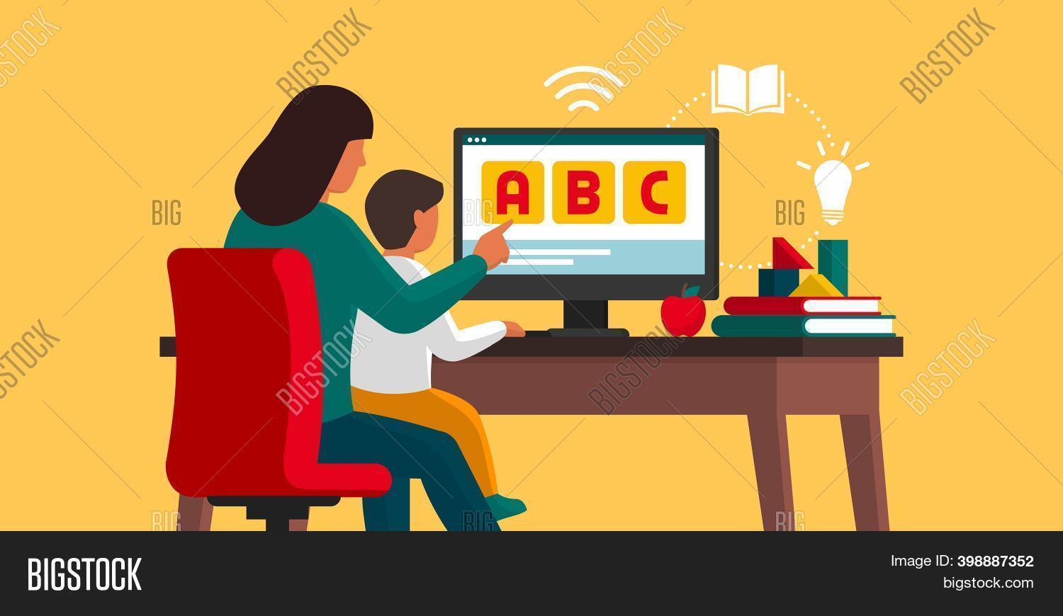 Kid Learning Home His Image & Photo (Free Trial) | Bigstock