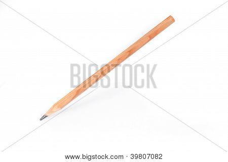 pencil on white background