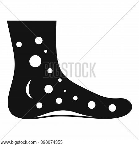 Foot Measles Icon. Simple Illustration Of Foot Measles Vector Icon For Web Design Isolated On White 