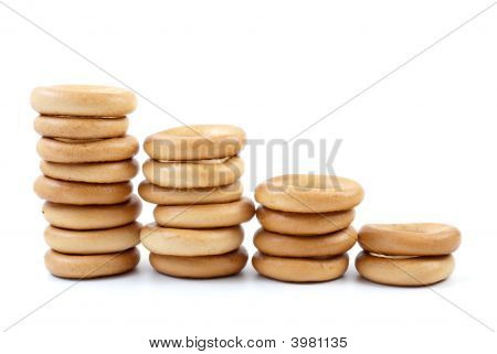 Colonne di pane-anelli