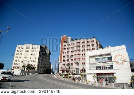 Salvador, Bahia, Brazil - December 2, 2020: Cine Glauber Rocha, Hotel Fasano In The Historic Center 