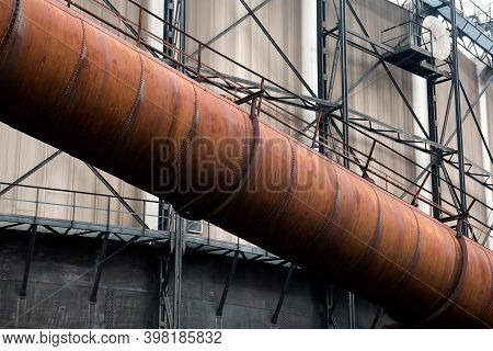 A View From The Rusty, Abandoned Steel City In Vítkovice In Czech Republic The Area Is Used As An In