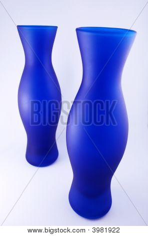 Jarrones azules