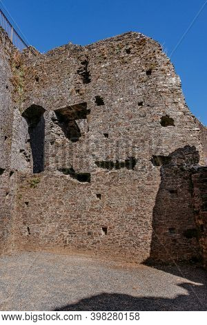 Restormel Castle Near Lostwithiel . This Is One Of The Four Chief Norman Castles Of Cornwall. The Ca