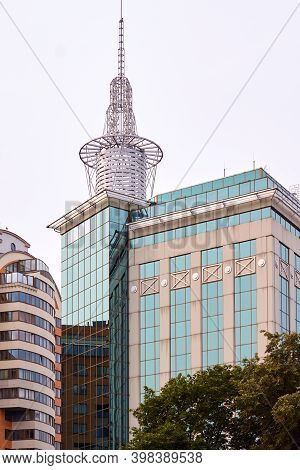 Moscow, Russia - September 4, 2020: Moscow, St. Efremova, 8. Office And Branch Of Bank Uralsib In Mo