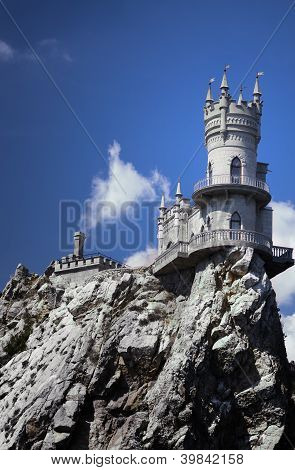 Nido di rondine. Ucraina. Gaspra. Costa meridionale della Crimea.