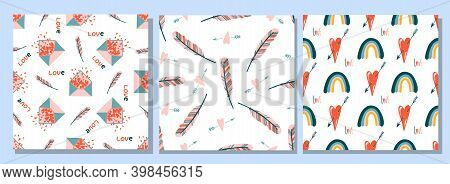 Cute Seamless Pattern Fabric In Modern Style On White Background. Modern Vector Illustration. Elegan