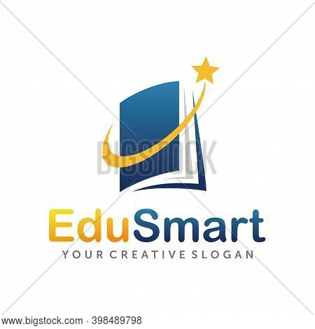 Education Logo Design. Bookl, And Learning Logo Design