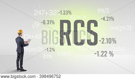 Technology Engineer in hard hat with RCS abbreviation