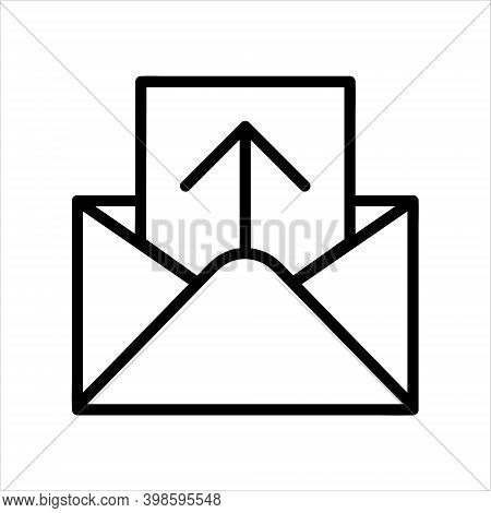 Mail Icons Isolated. Email Vector Stock Symbol Eps10 On White Background