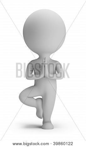 Gente pequeña 3D - Yoga