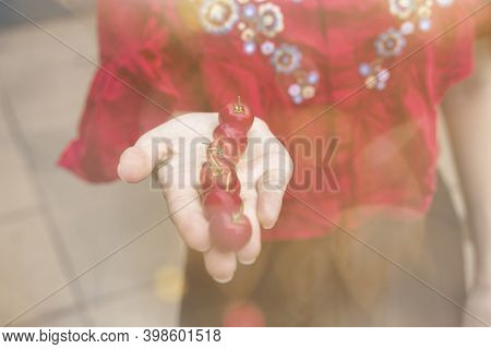 Girl Holding 