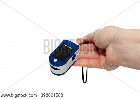 Pulse Oximeter Used To Measure Pulse Rate And Oxygen Levels