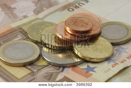 Banknotes And Coins, Euro