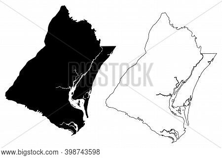 Georgetown County, State Of South Carolina (u.s. County, United States Of America, Usa, U.s., Us) Ma