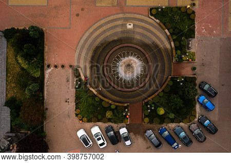 Ivano-frankivsk, Ukraine September 26, 2020: Independence Avenue, The City Of Your Dreams, Hotel Nad