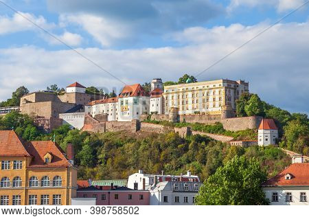 Veste Oberhaus Fortress In Passau, Bavaria, Germany