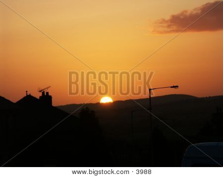 Lancashire solnedgang