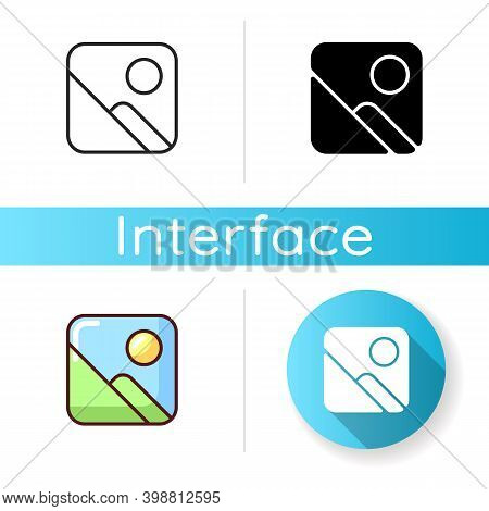 Photo Gallery App Icon. Organizing Photos And Videos. On-device Images Sorting, Searching. Image Edi
