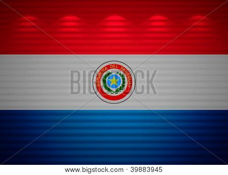 Paraguayský vlajka Wall, abstraktní pozadí