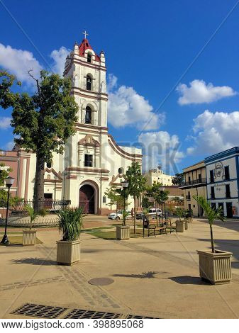 Catholic Church In The City Of Camaguey In Cuba 27.12.2016