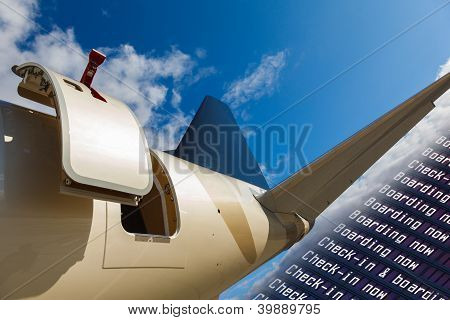 offene TÃ¼r im jet