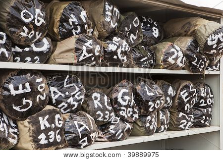Duffel Bags im Speicher