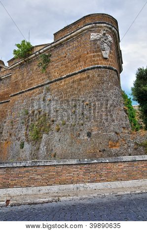 Forte Sangallo. Civita Castellana. Lazio. Itálie.