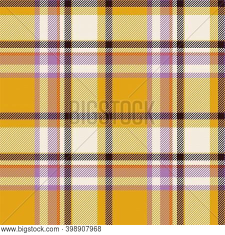 Tartan Scotland Seamless Plaid Pattern Vector. Retro Background Fabric. Vintage Check Color Square G