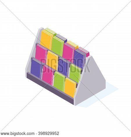 Book Stack In Bookcase For Stoore Interior.