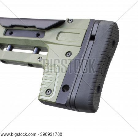 Rifle Recoil Pad Isolated On A White Background