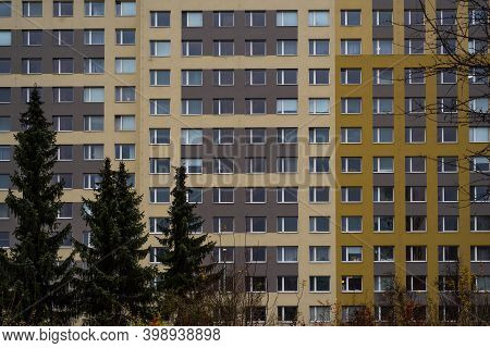 Prague. Czech Republic. 01/12/2020. Panelaks Or Buildings Constructed With Panels During Communist R