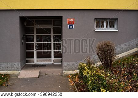 Prague. Czech Republic. 01/12/2020. Panelaks Or Buildings Constructed With Panels During Communist R