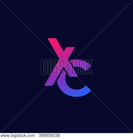Xc Monogram Vector Logo Design, Eps 10 File, Easy To Edit
