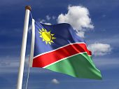 Flaga Namibii