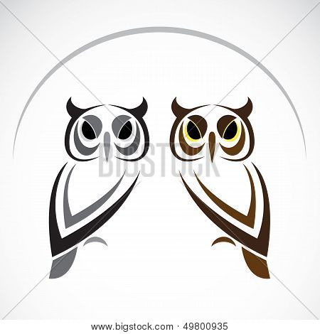 Vector Image Of An Owl