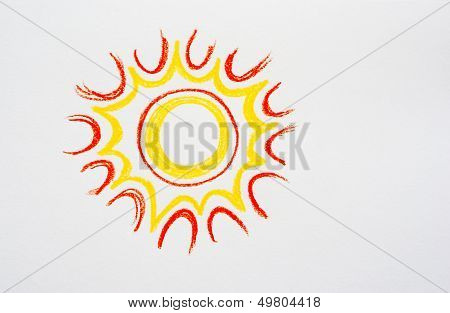 Hand Drawing Sun