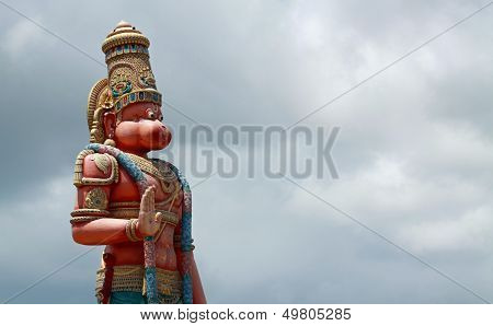 Statue of the hinduism god Hanuman (Trinidad)
