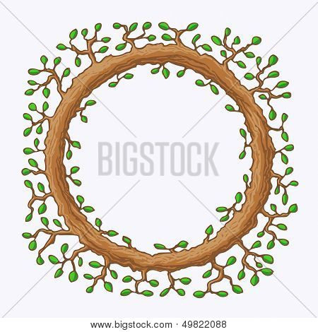 Natural Wooden Frame