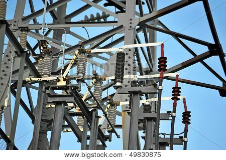 AC substation high voltage