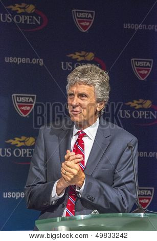 US Open referee Brian Earley at the 2013 US Open Draw Ceremony i
