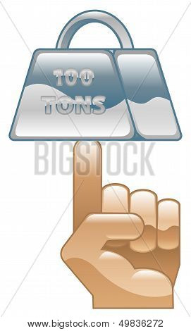 Strength Concept Icon Clipart Illustration