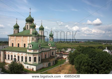 Goritskii Monastery Uspensky Cathedral. Golden ring of Russia. Russia, Yaroslavl region, Pereslavl.