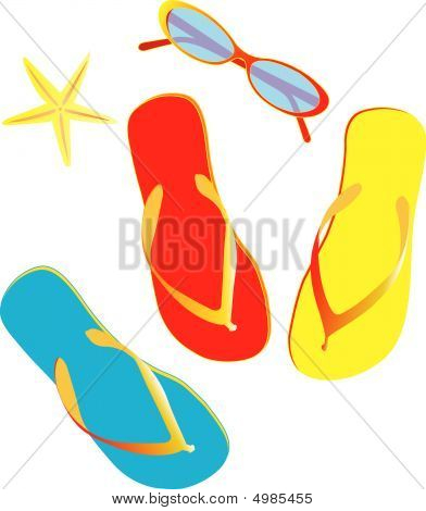 Flip flop Isolated.eps
