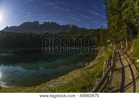 Karersee and Latemar, Dolomites - Italy